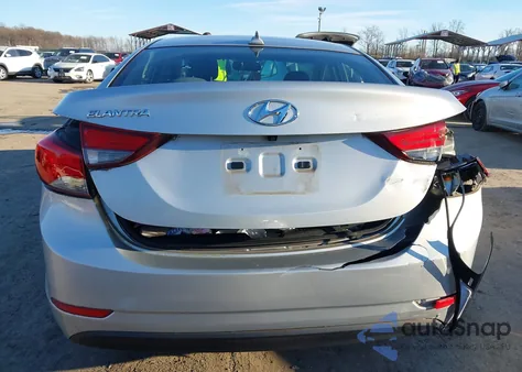 2016 Hyundai Elantra Se из США, поврежденный, VIN 5NPDH4AE5GH765214